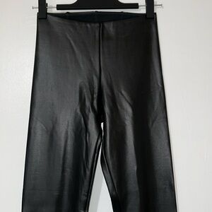 Faux Leather Black Leggings